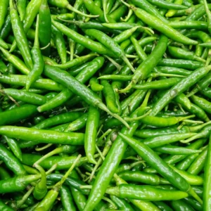 bag of green chilli